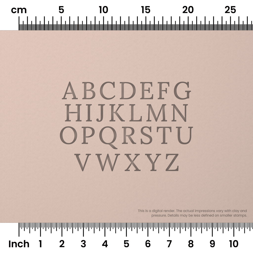Lora | All Caps | Alphabet Stamp Sets