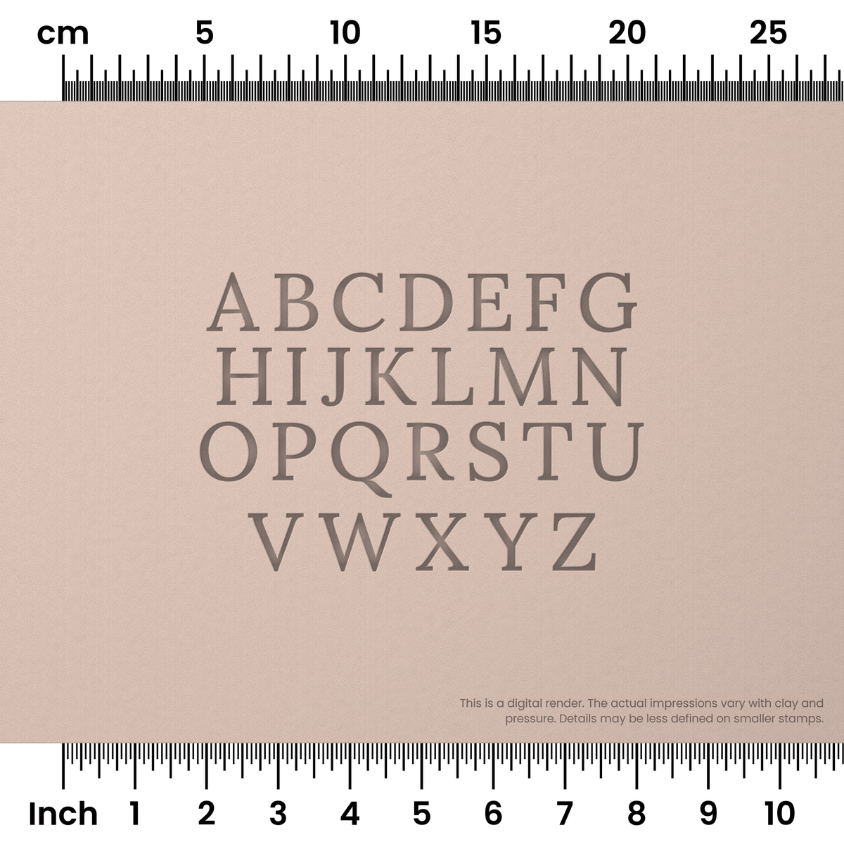 Lora | All Caps | Alphabet Stamp Sets