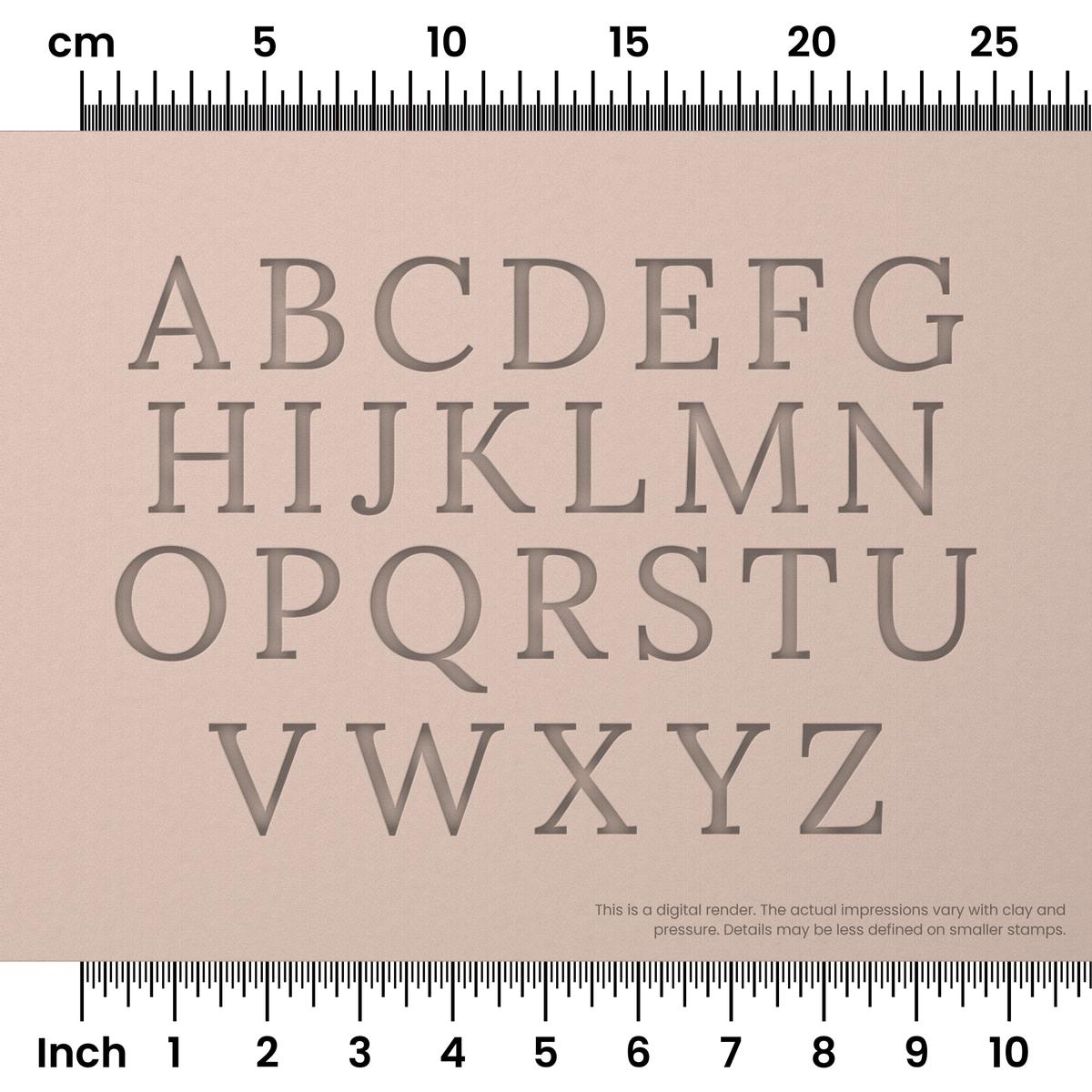 Lora | All Caps | Alphabet Stamp Sets