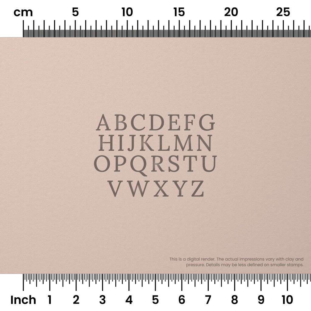 Lora | All Caps | Alphabet Stamp Sets