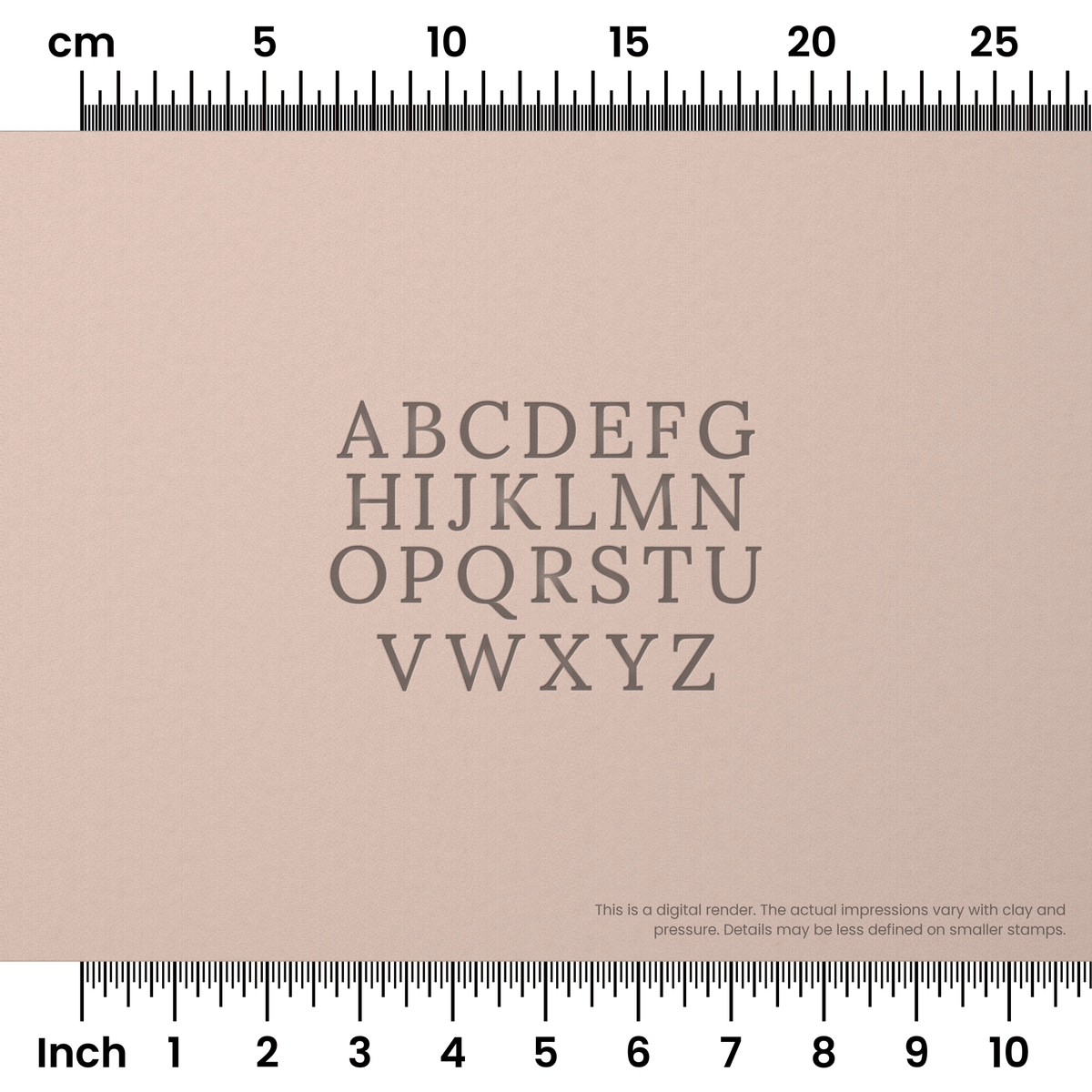 Lora | All Caps | Alphabet Stamp Sets