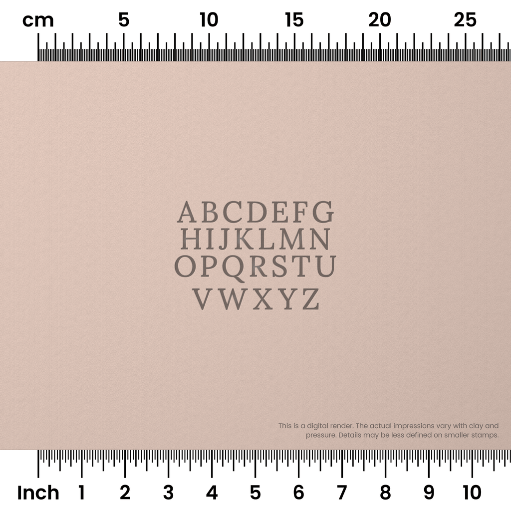 Lora | All Caps | Alphabet Stamp Sets