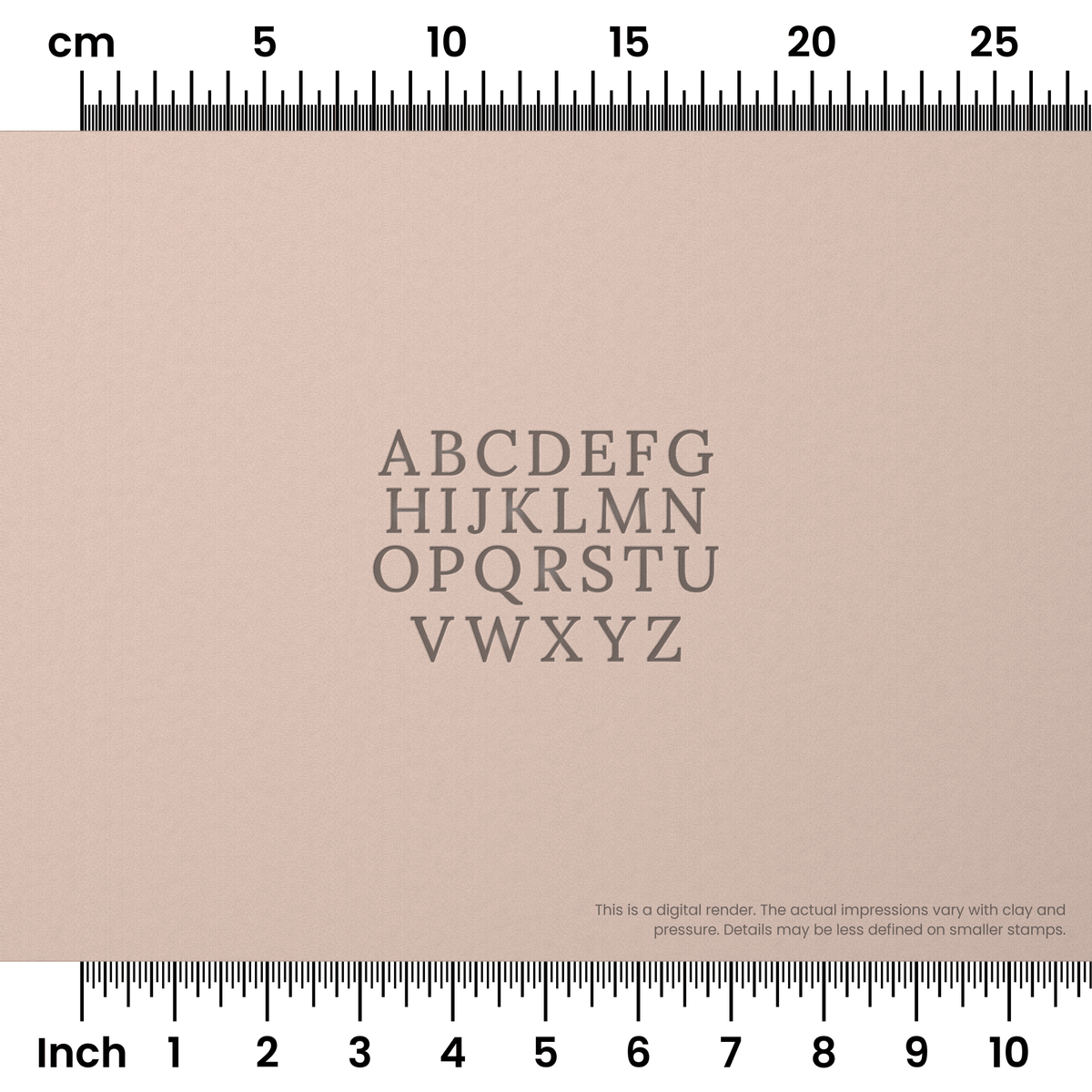 Lora | All Caps | Alphabet Stamp Sets