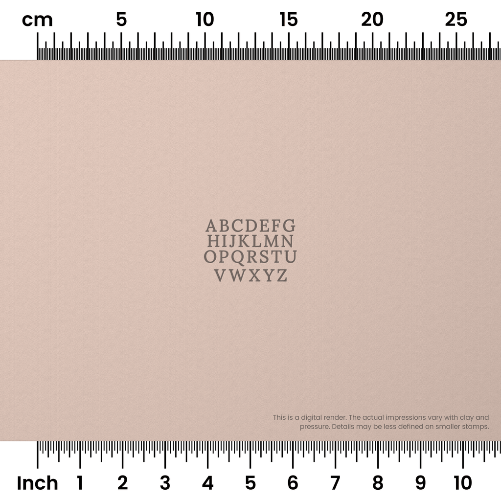 Lora | All Caps | Alphabet Stamp Sets