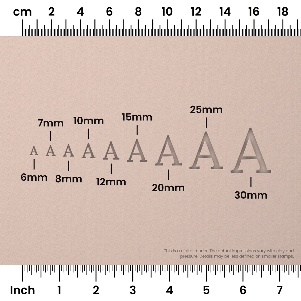 Lora | All Caps | Alphabet Stamp Sets