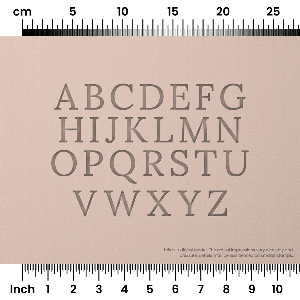 Lora | All Caps | Alphabet Stamp Sets