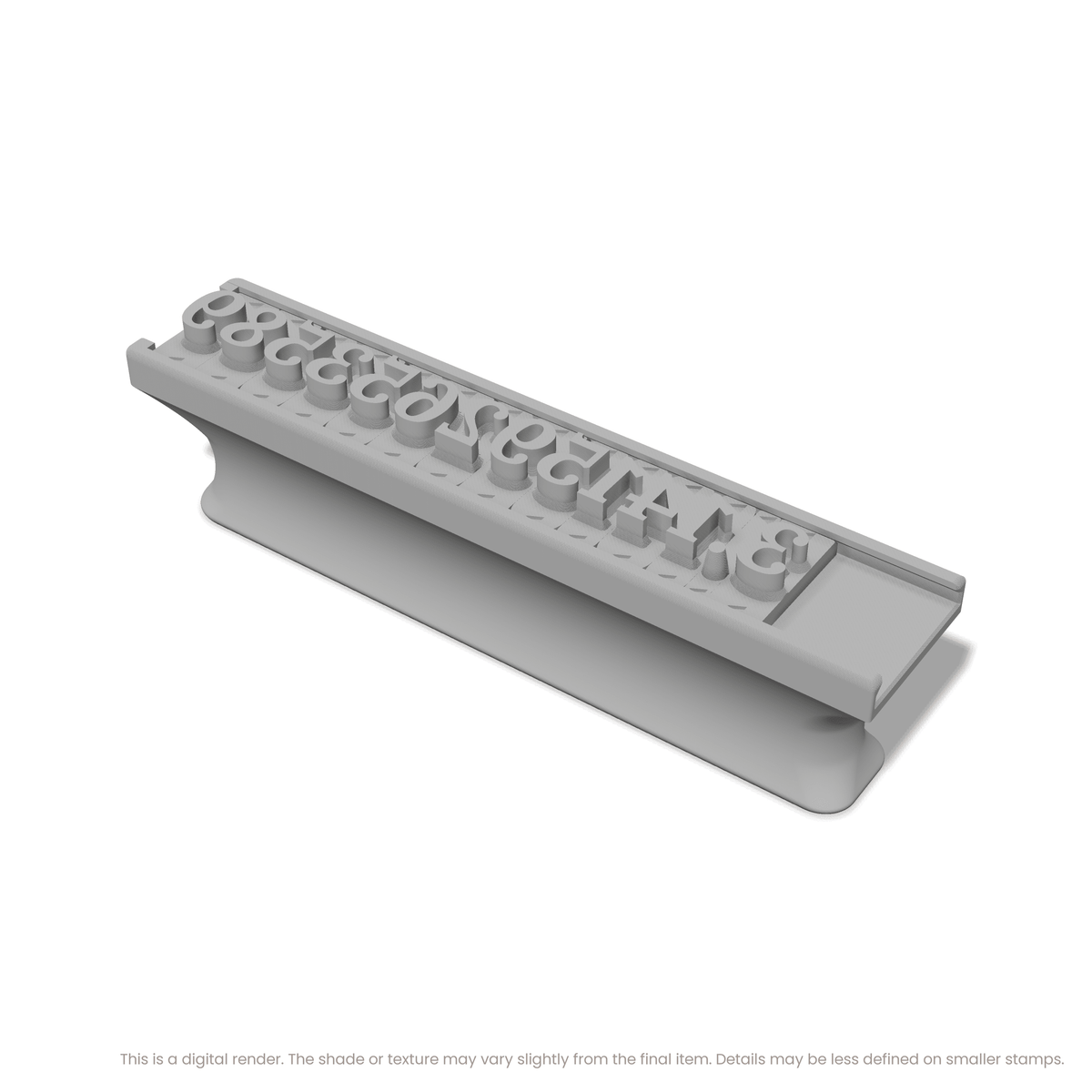 Lora | Font Rail Stamp Sets | Letters, Numbers, and Symbols