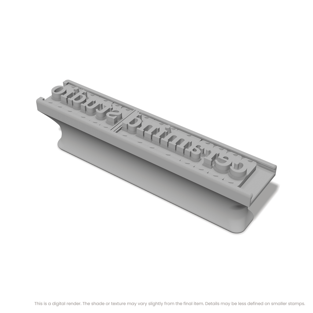 Lora | Font Rail Stamp Sets | Letters, Numbers, and Symbols