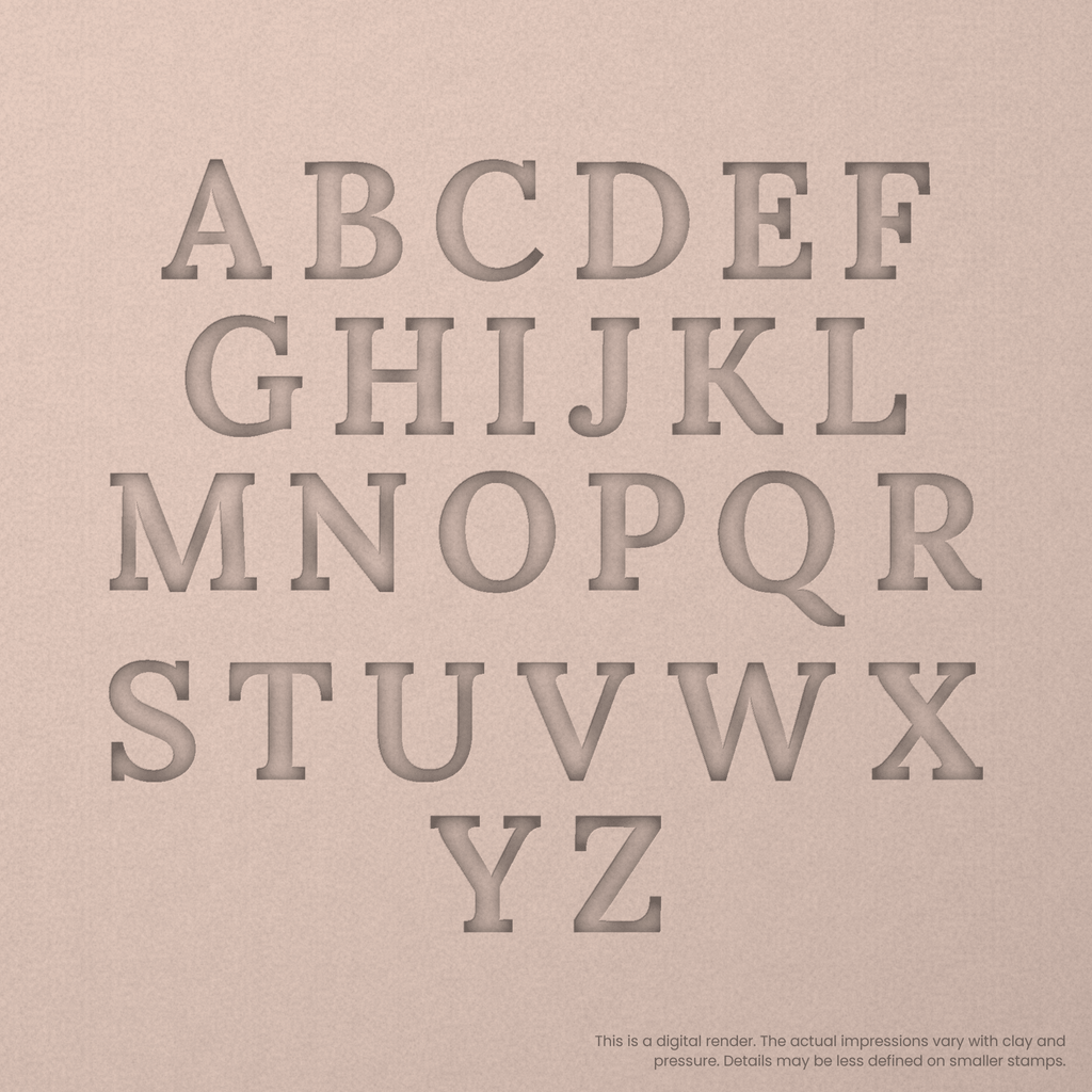 Lora | Font Rail Stamp Sets | Letters, Numbers, and Symbols