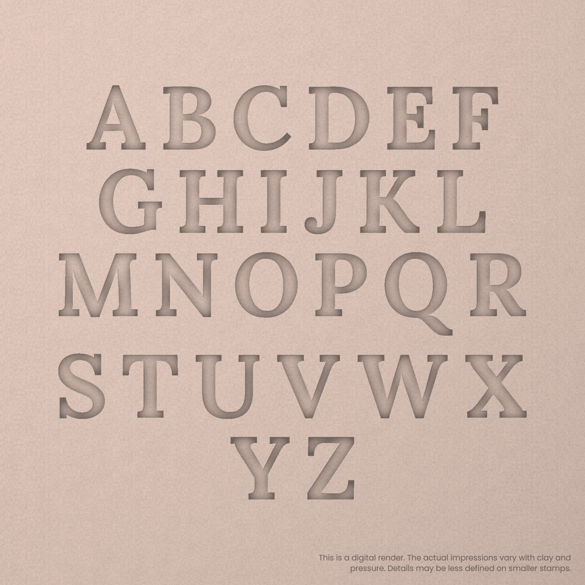 Lora | Font Rail Stamp Sets | Letters, Numbers, and Symbols