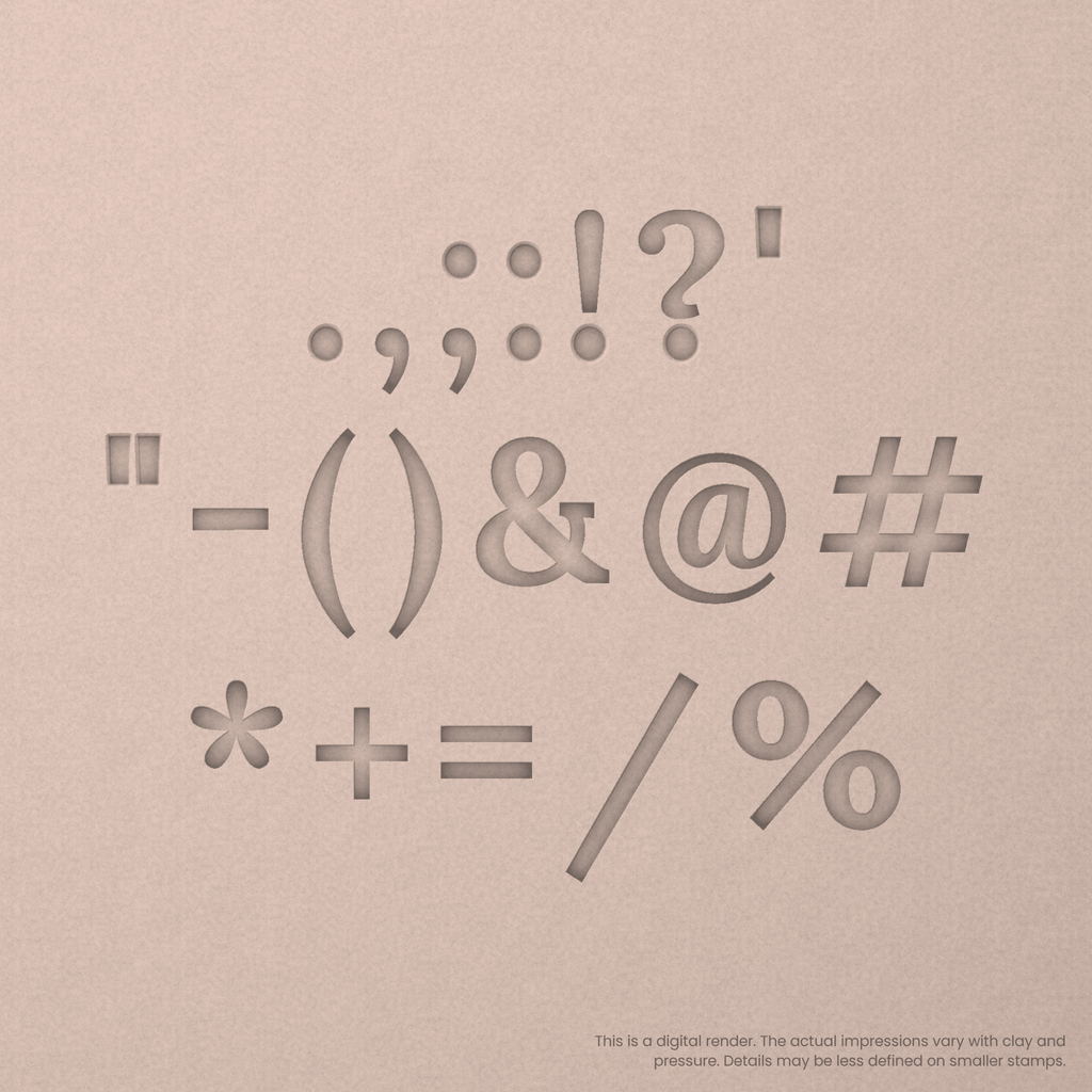 Lora | Font Rail Stamp Sets | Letters, Numbers, and Symbols