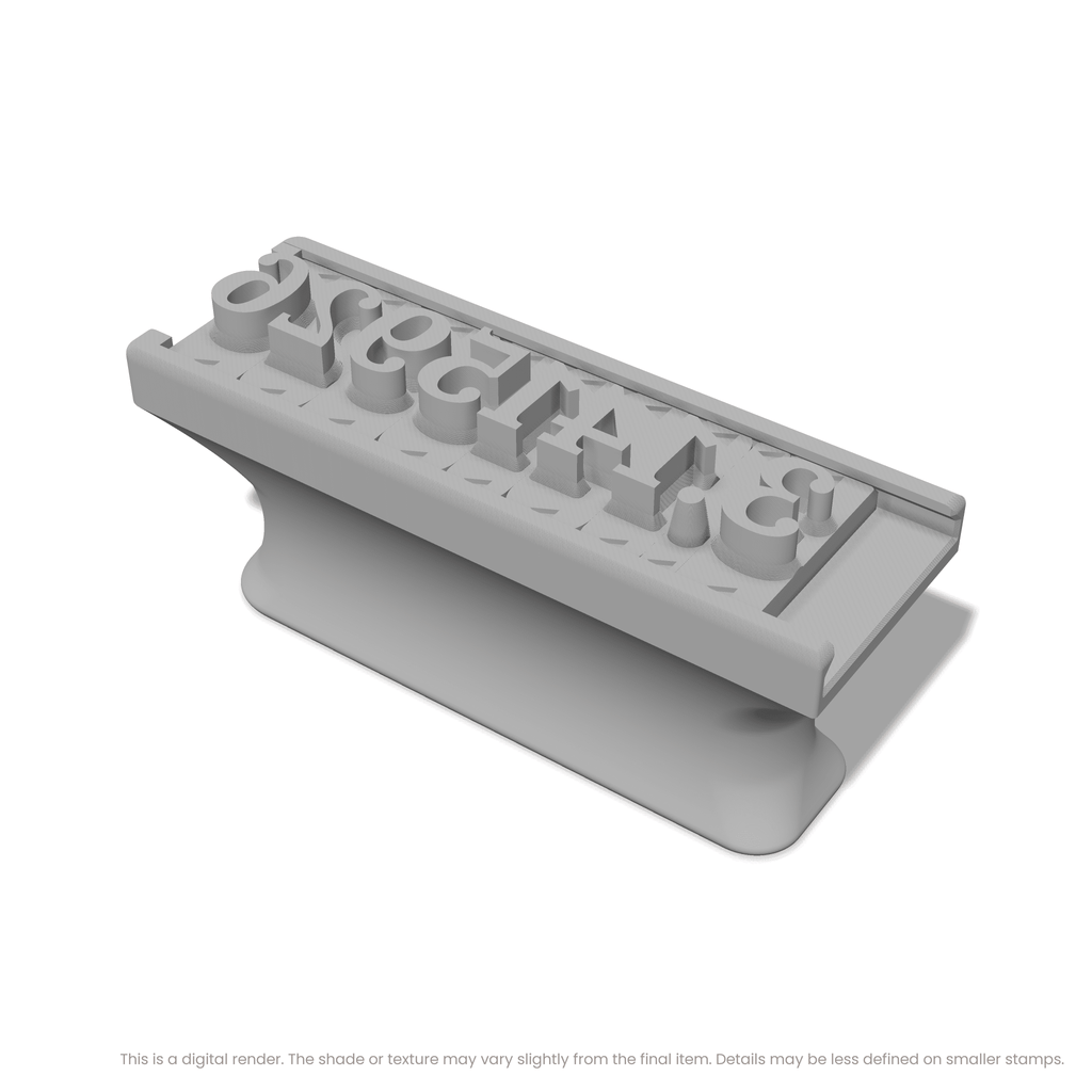 Lora | Font Rail Stamp Sets | Letters, Numbers, and Symbols