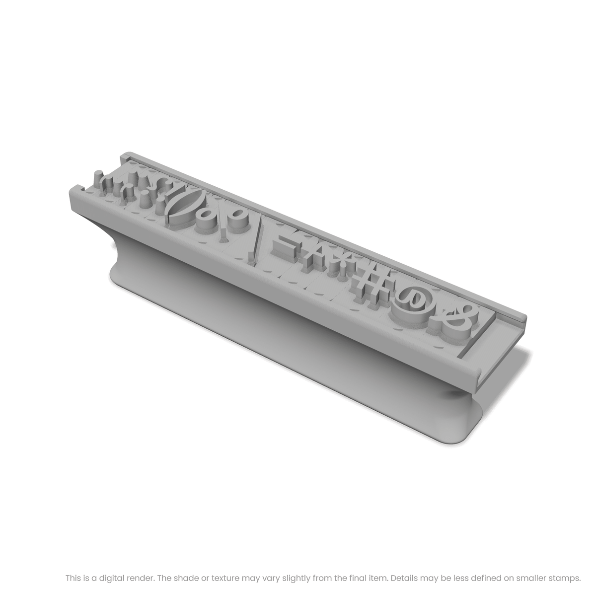 Lora | Font Rail Stamp Sets | Letters, Numbers, and Symbols
