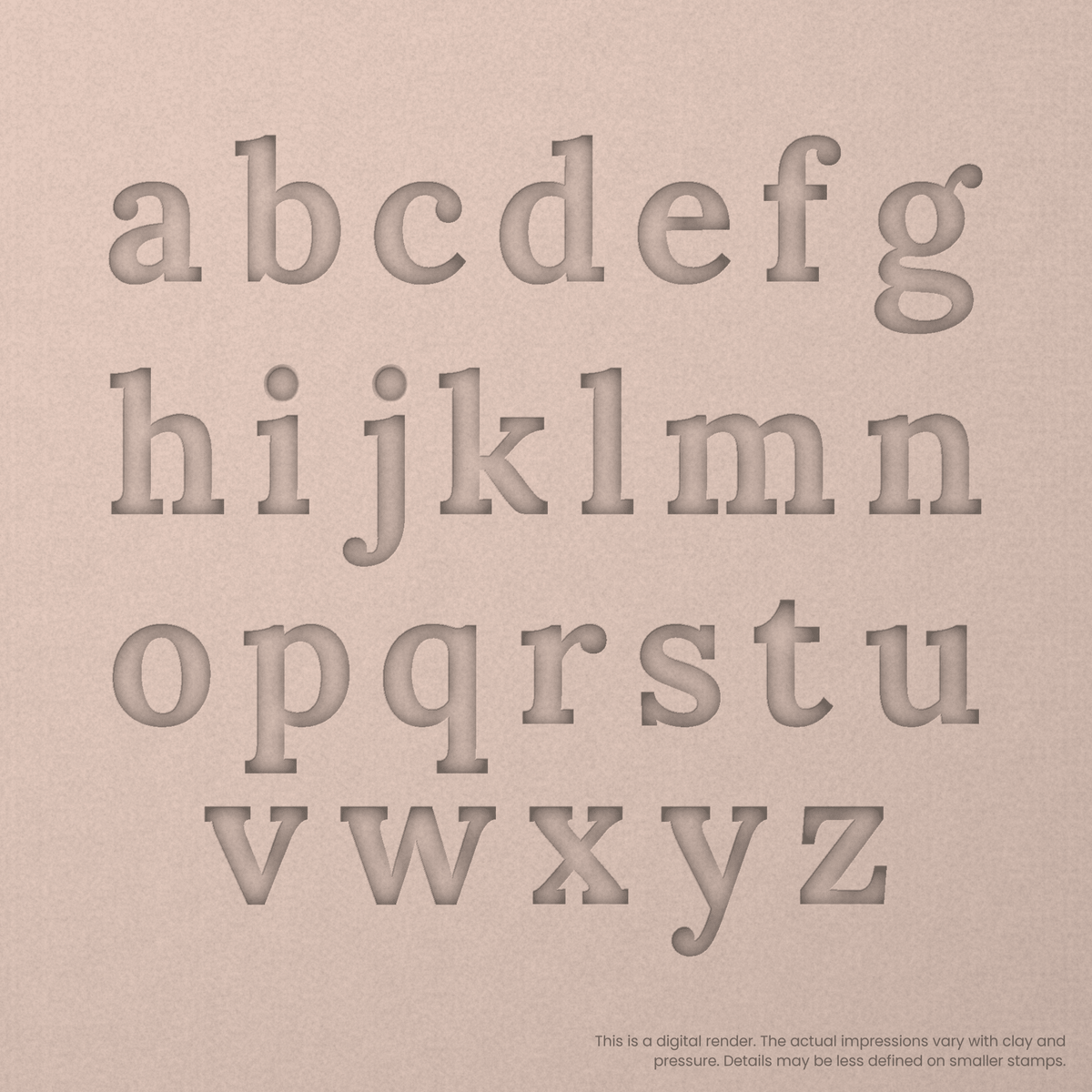 Lora | Font Rail Stamp Sets | Letters, Numbers, and Symbols