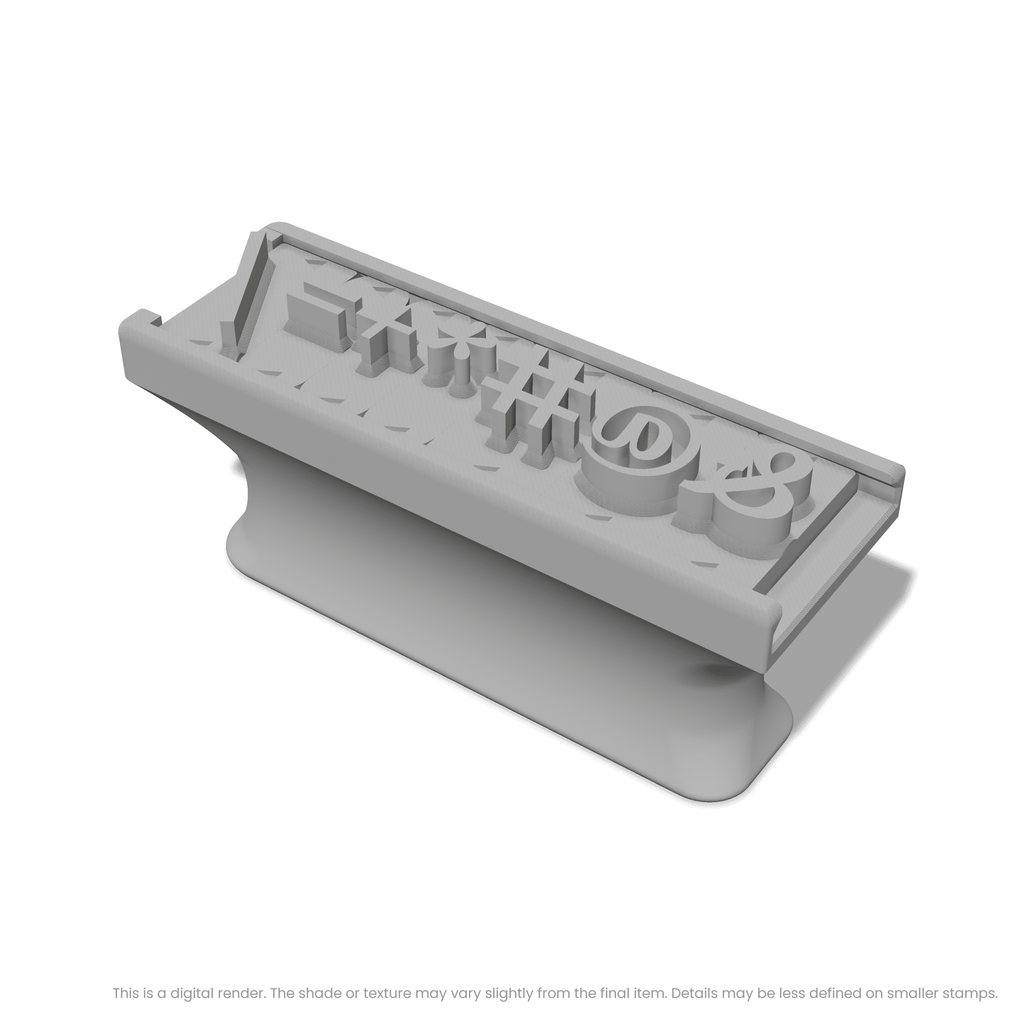 Lora | Font Rail Stamp Sets | Letters, Numbers, and Symbols