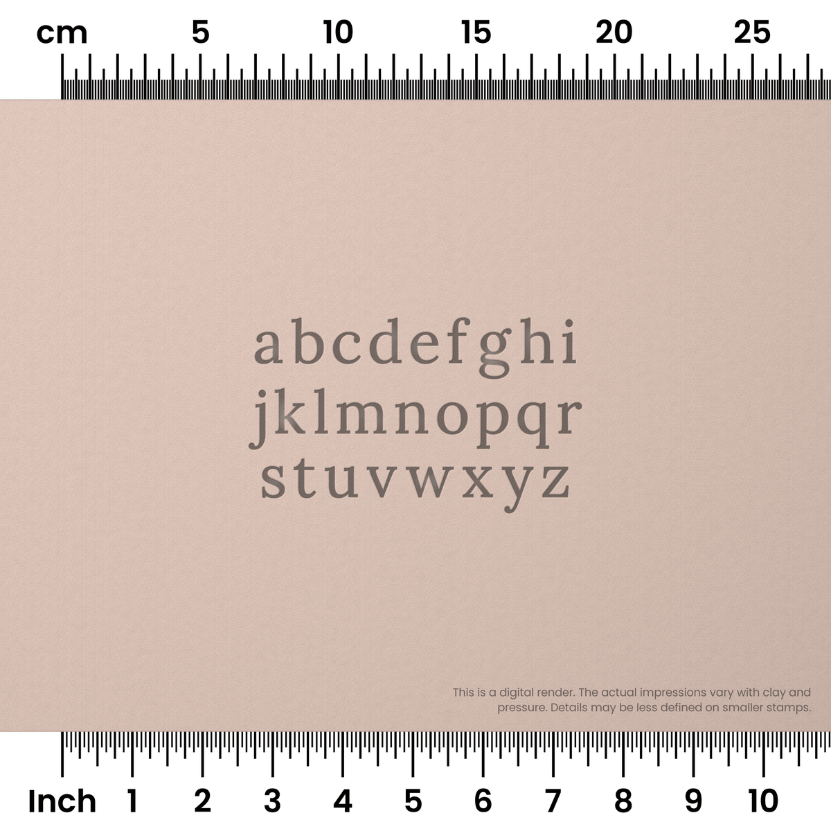 Lora | Lowercase | Alphabet Stamp Sets