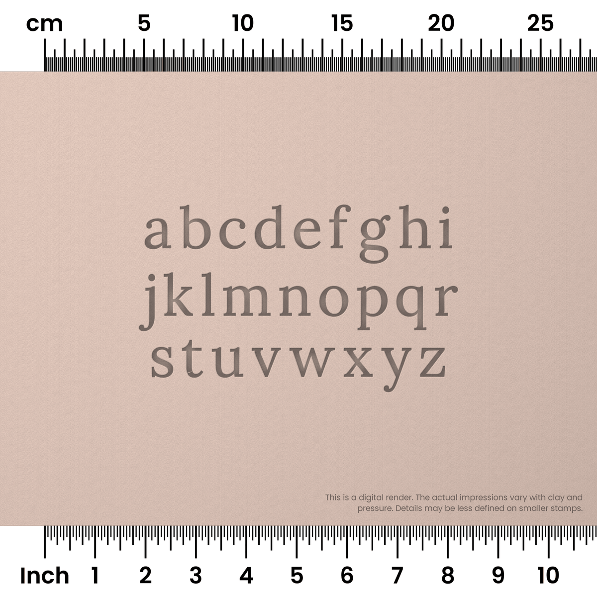 Lora | Lowercase | Alphabet Stamp Sets
