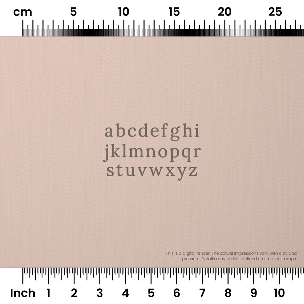 Lora | Lowercase | Alphabet Stamp Sets