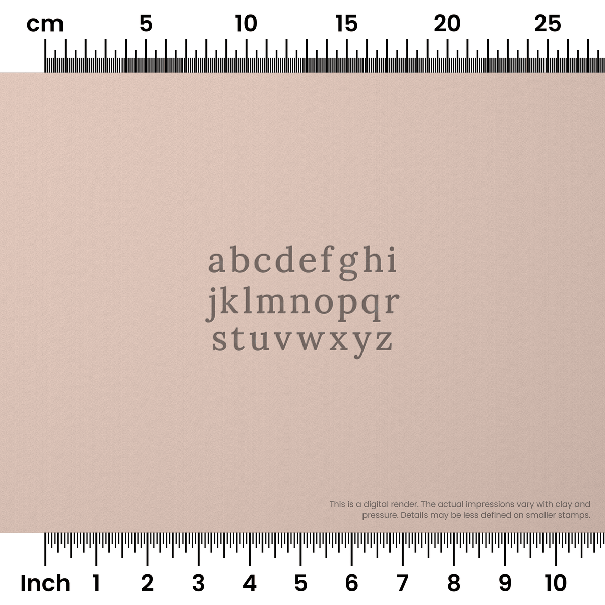 Lora | Lowercase | Alphabet Stamp Sets