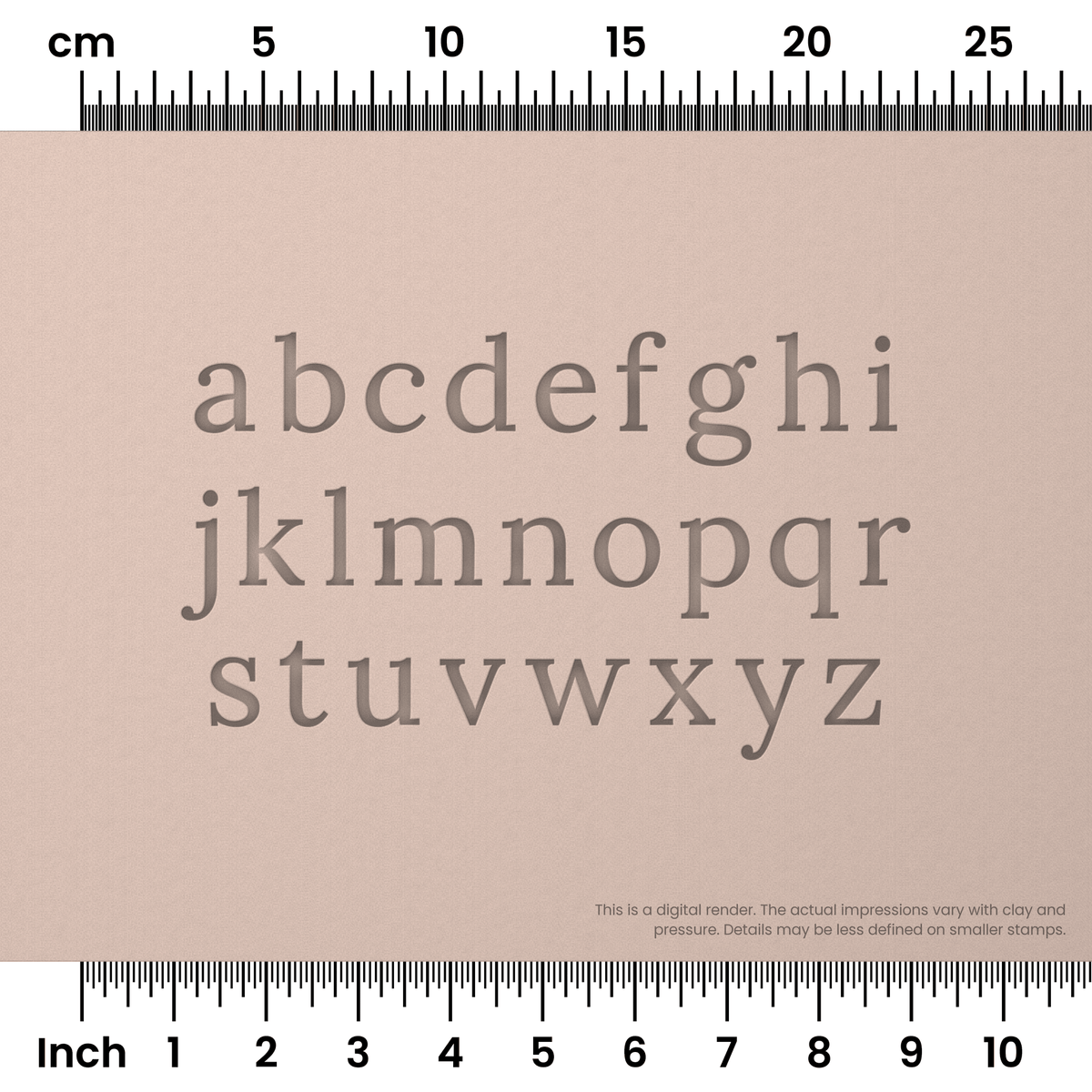 Lora | Lowercase | Alphabet Stamp Sets