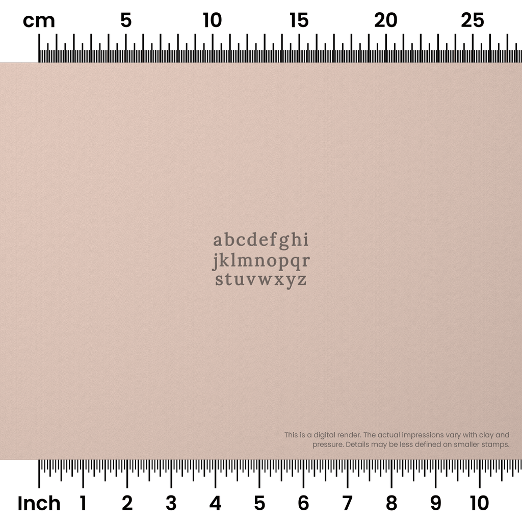 Lora | Lowercase | Alphabet Stamp Sets