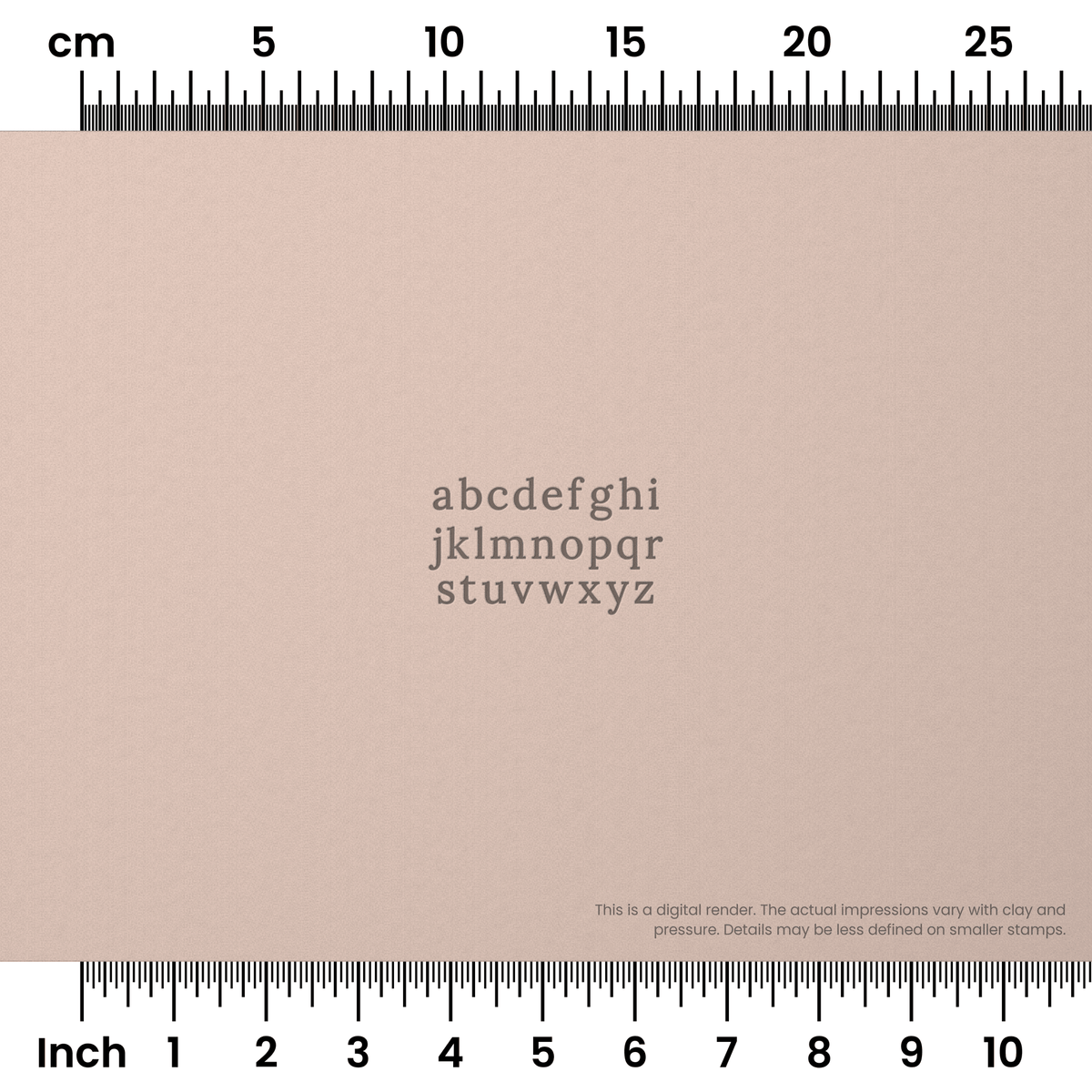 Lora | Lowercase | Alphabet Stamp Sets