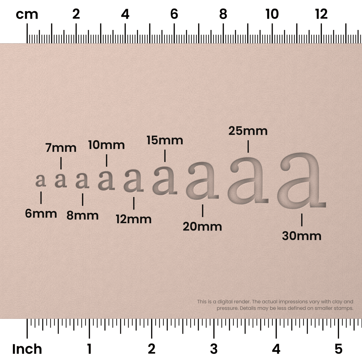 Lora | Lowercase | Alphabet Stamp Sets