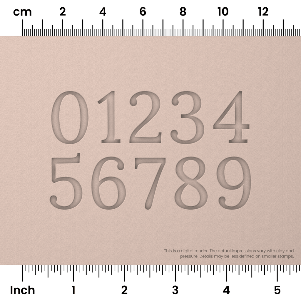 Lora | Number Stamp Sets
