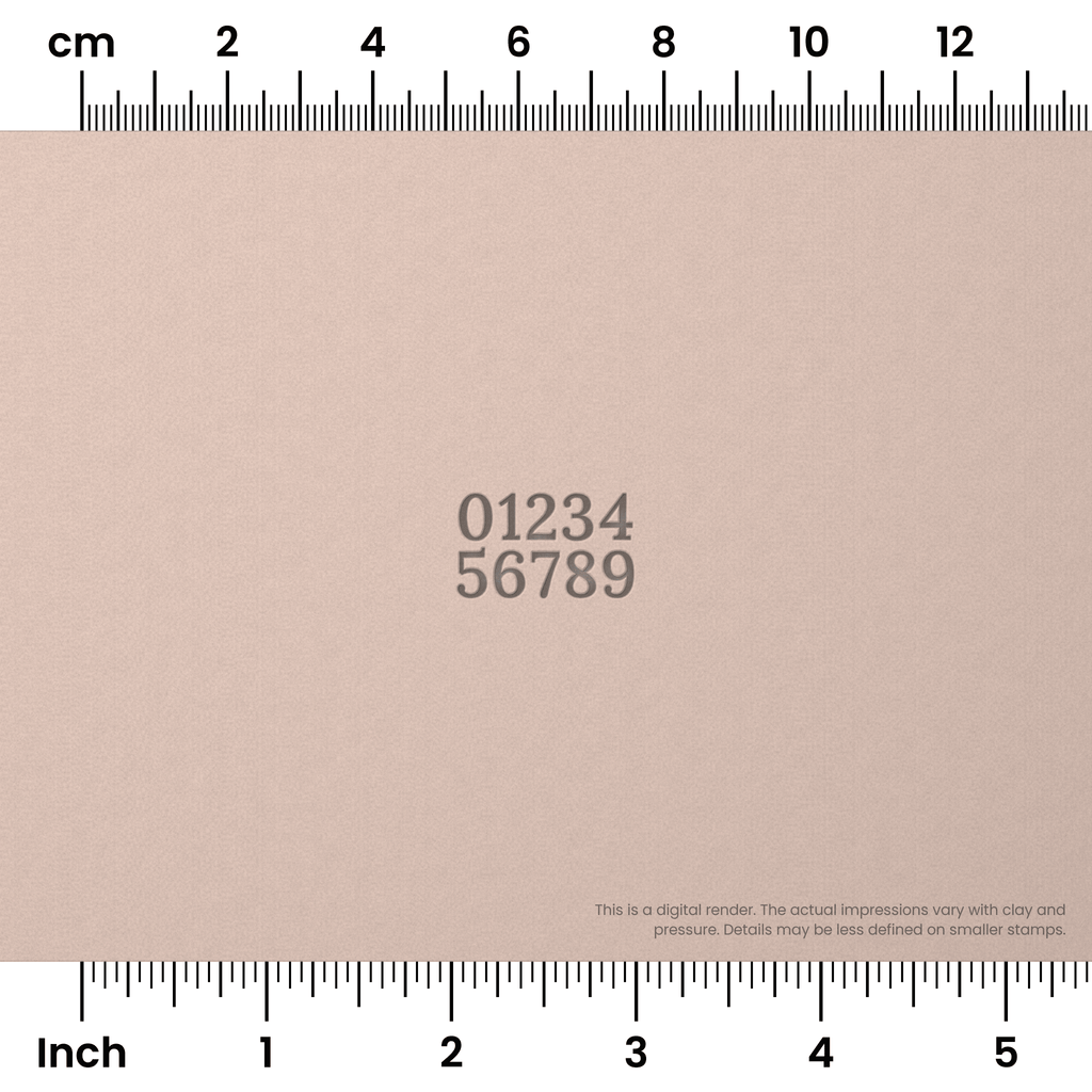 Lora | Number Stamp Sets