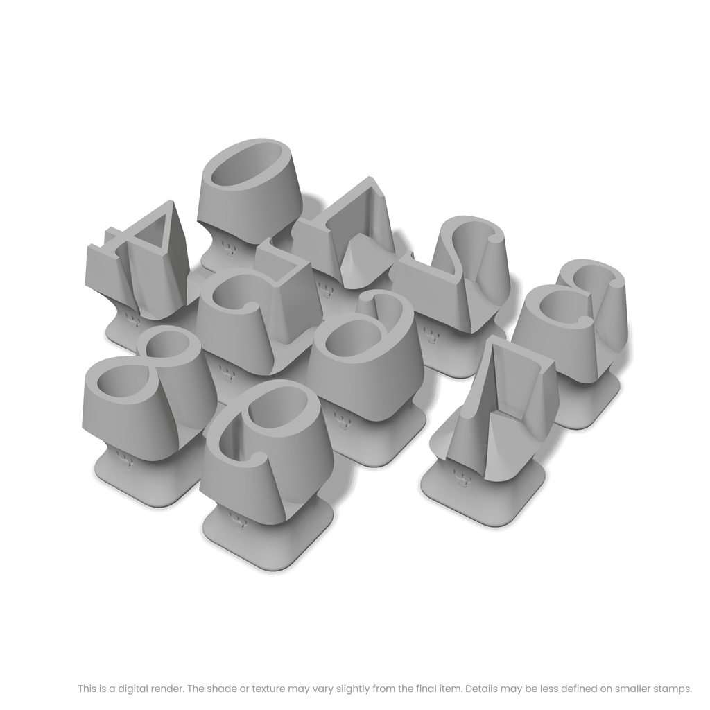 Lora | Number Stamp Sets