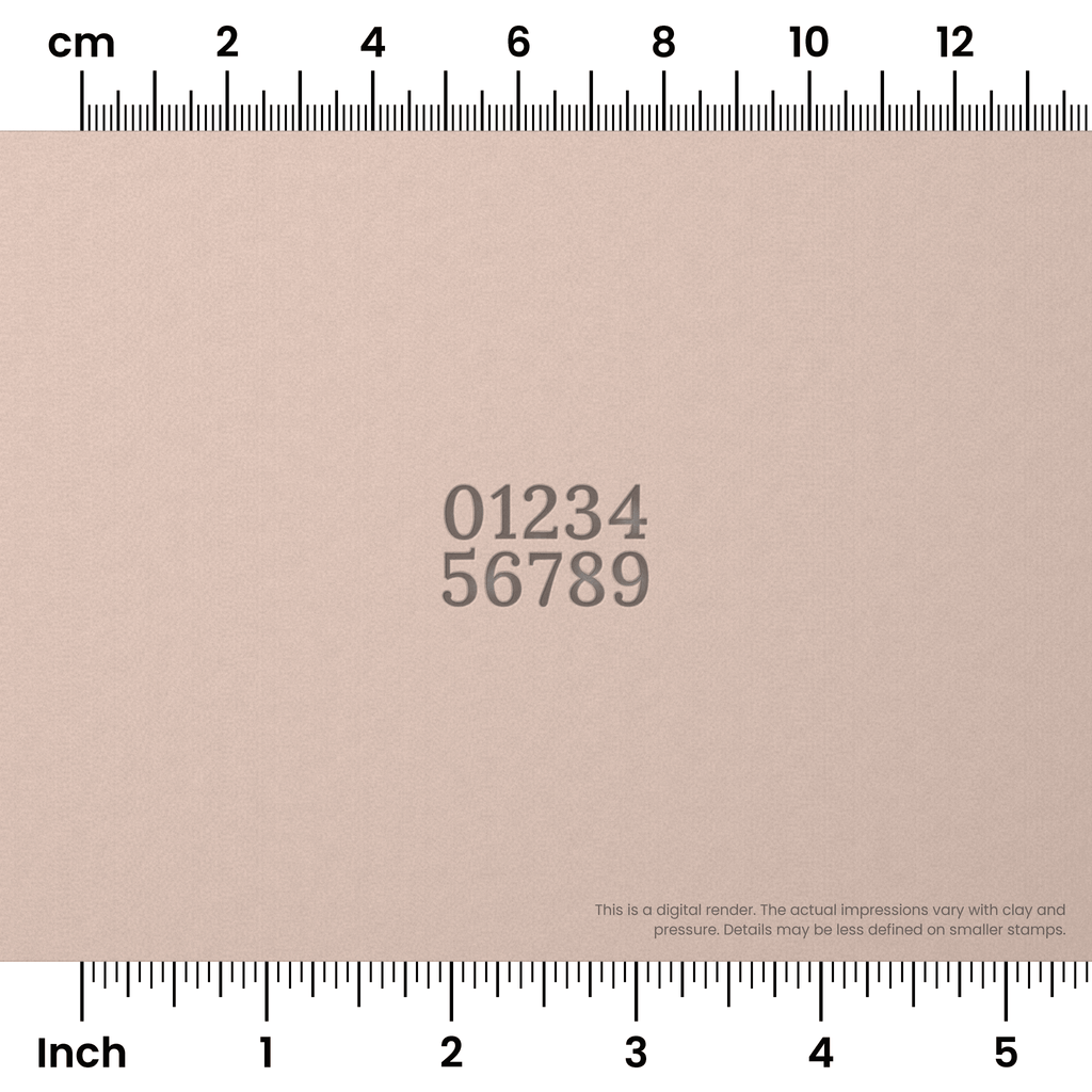 Lora | Number Stamp Sets