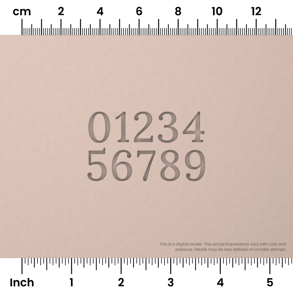 Lora | Number Stamp Sets
