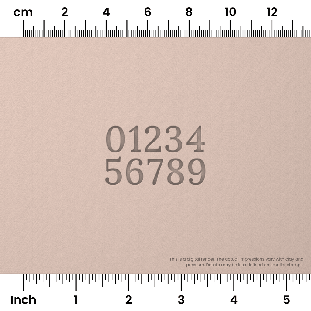Lora | Number Stamp Sets