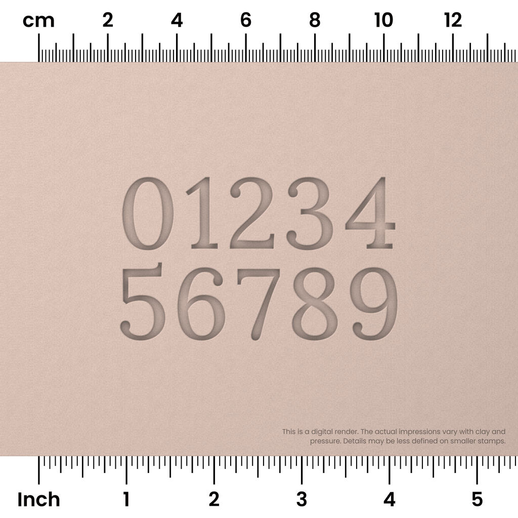 Lora | Number Stamp Sets