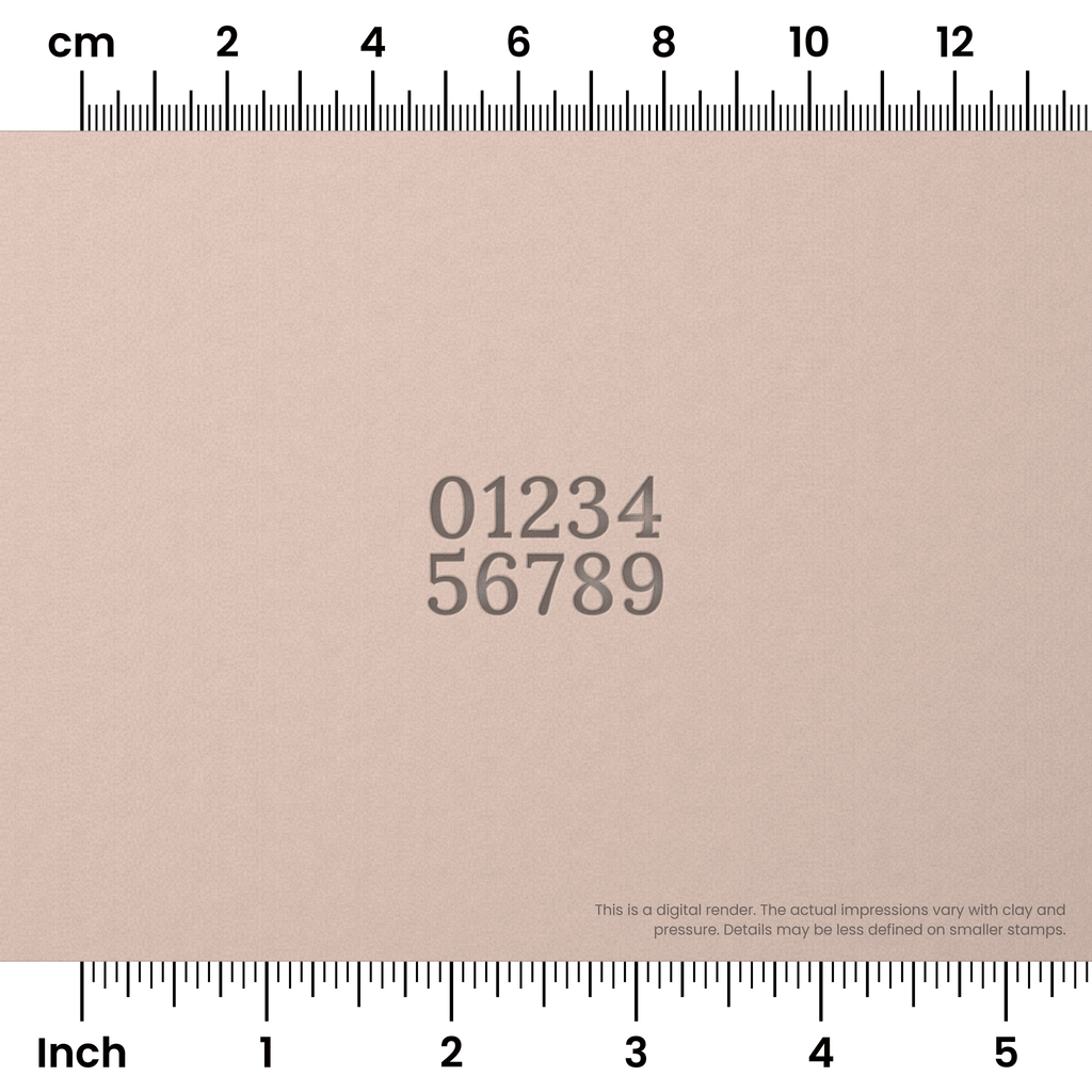 Lora | Number Stamp Sets
