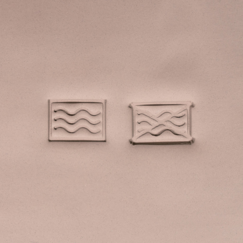 Microwave Safe or Not Safe Clay Stamps