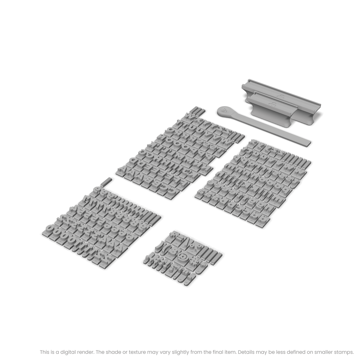 Montserrat | Font Rail Stamp Sets | Letters, Numbers, and Symbols