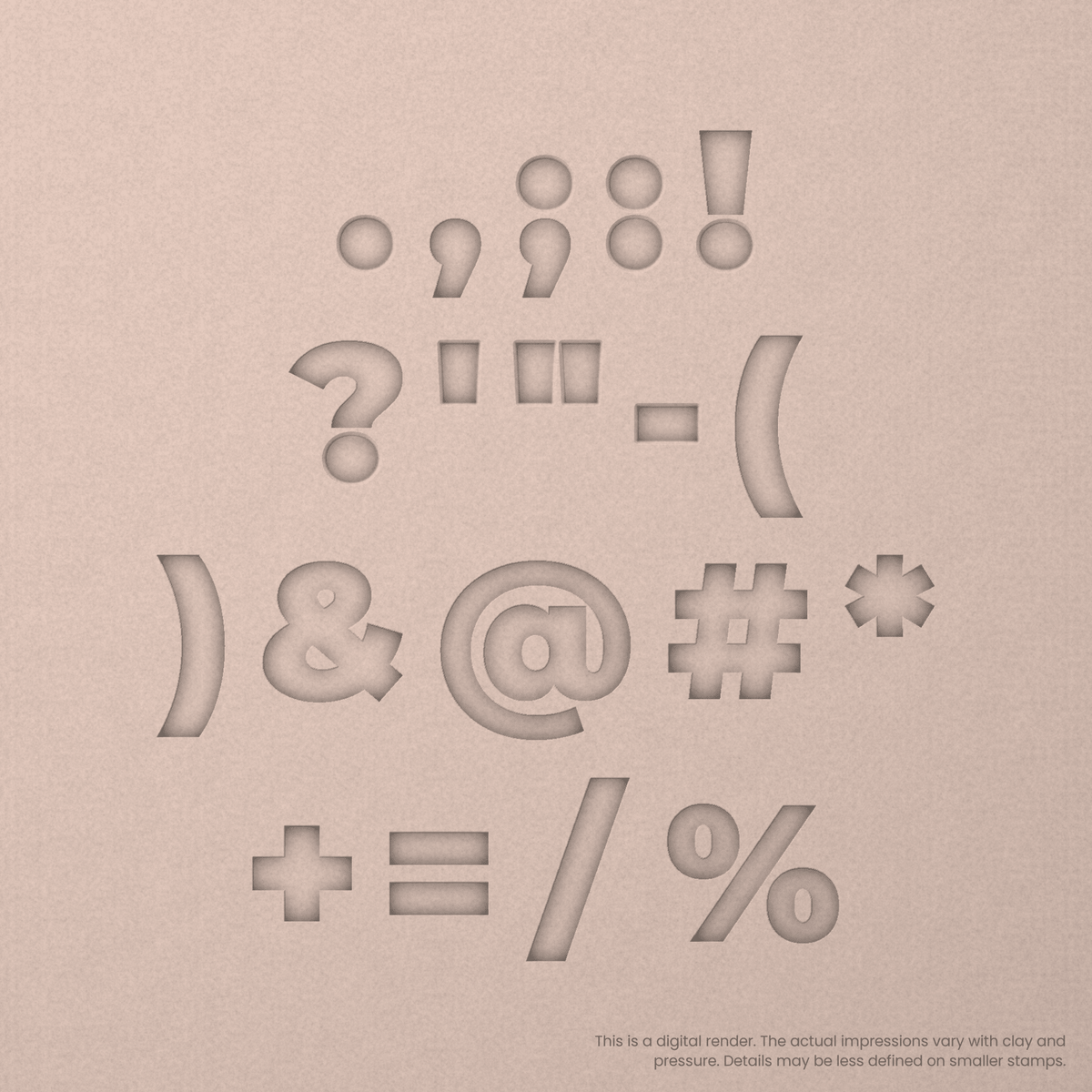 Montserrat | Font Rail Stamp Sets | Letters, Numbers, and Symbols
