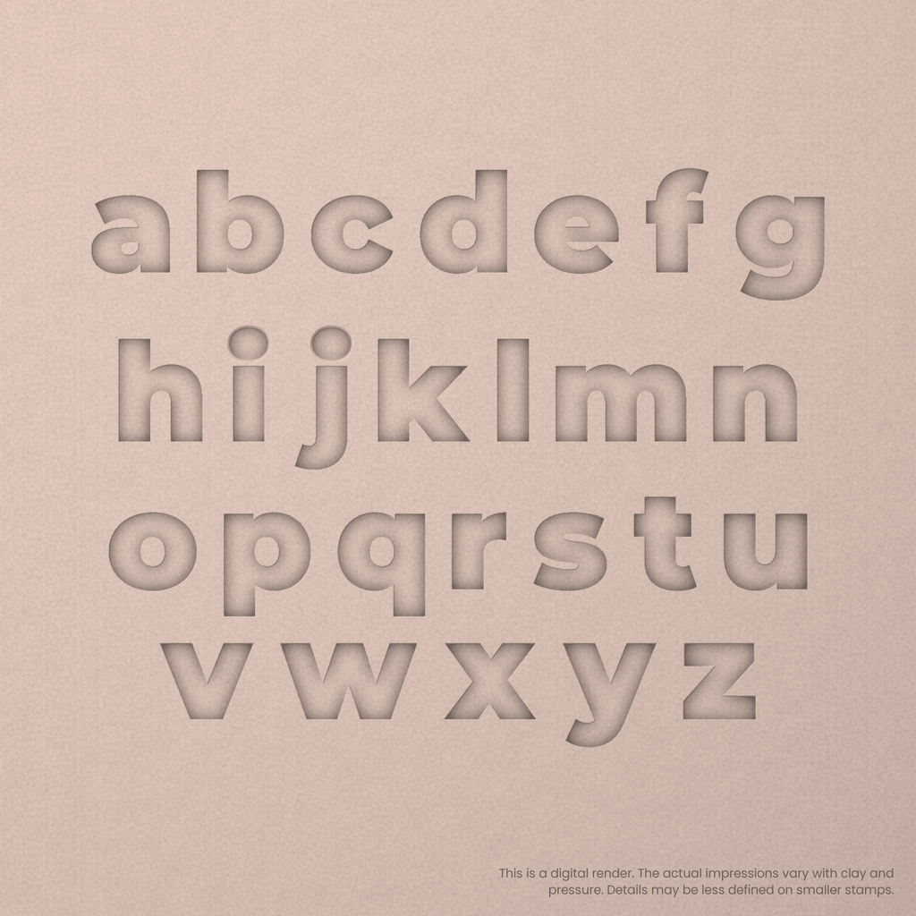 Montserrat | Font Rail Stamp Sets | Letters, Numbers, and Symbols