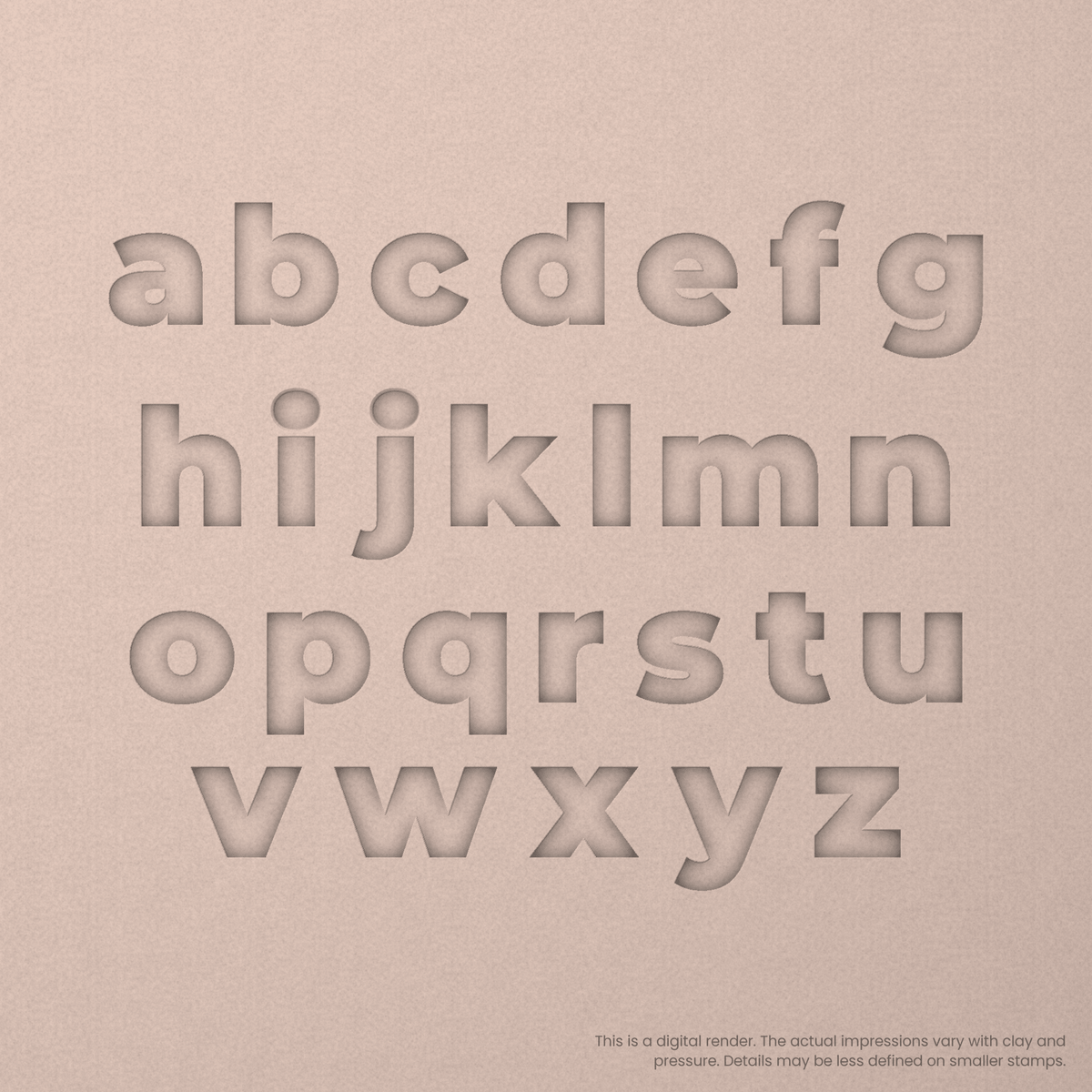 Montserrat | Font Rail Stamp Sets | Letters, Numbers, and Symbols