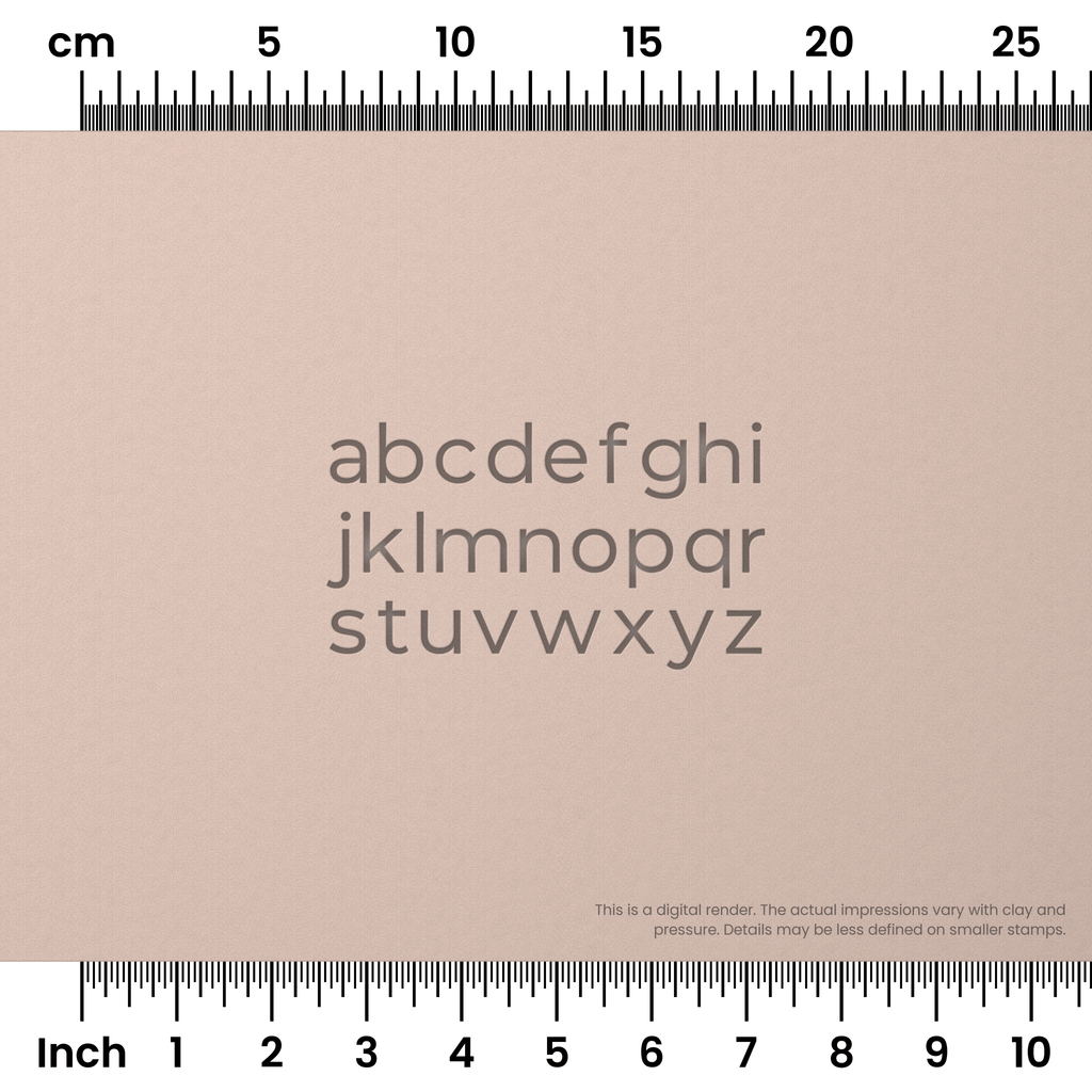 Montserrat | Lowercase | Alphabet Stamp Sets