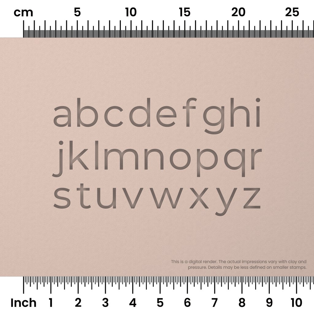 Montserrat | Lowercase | Alphabet Stamp Sets