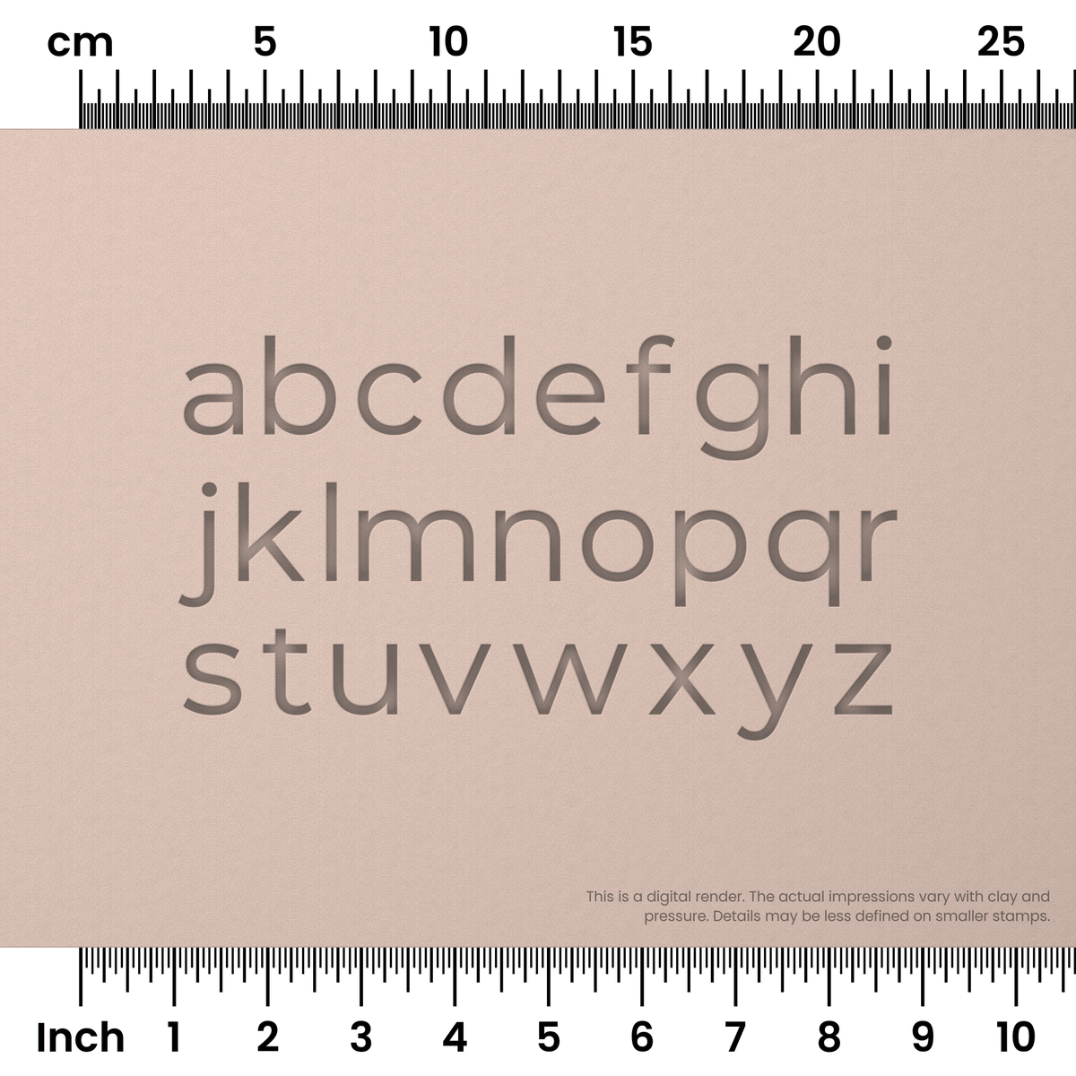 Montserrat | Lowercase | Alphabet Stamp Sets