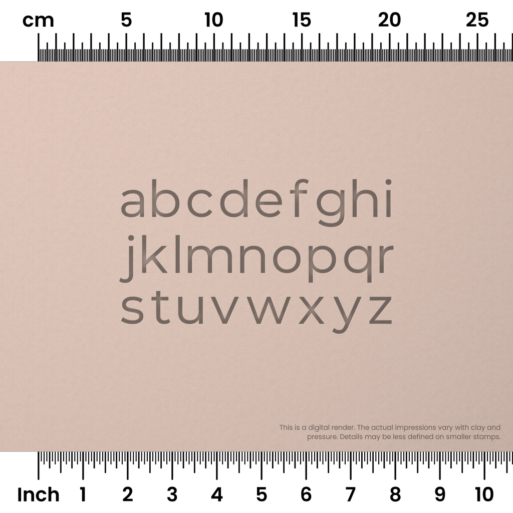 Montserrat | Lowercase | Alphabet Stamp Sets