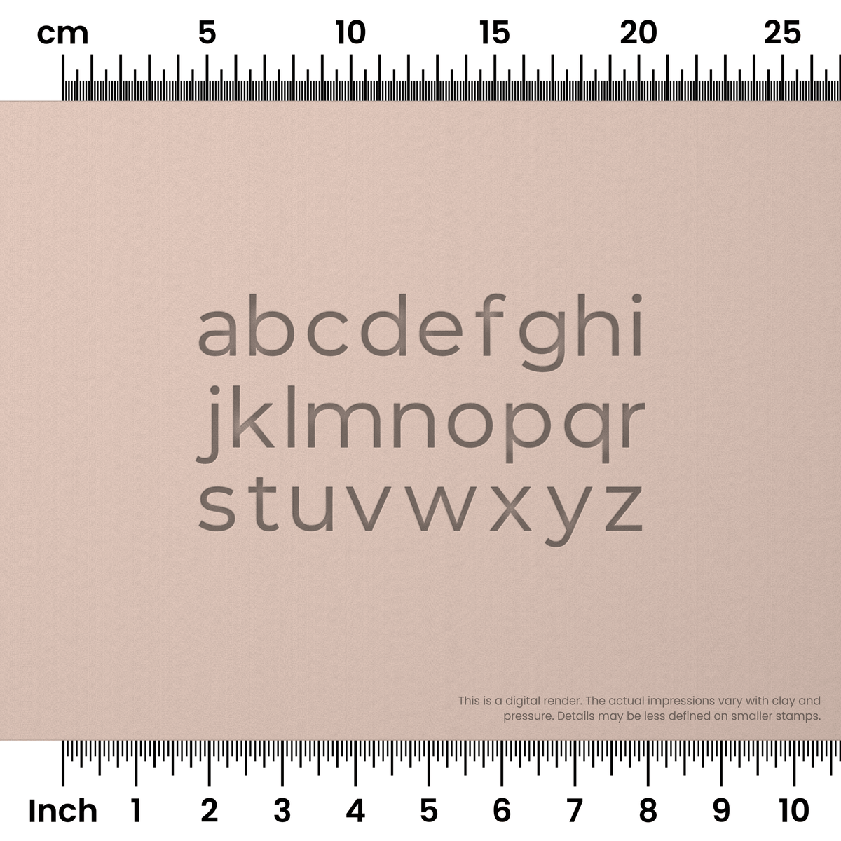 Montserrat | Lowercase | Alphabet Stamp Sets