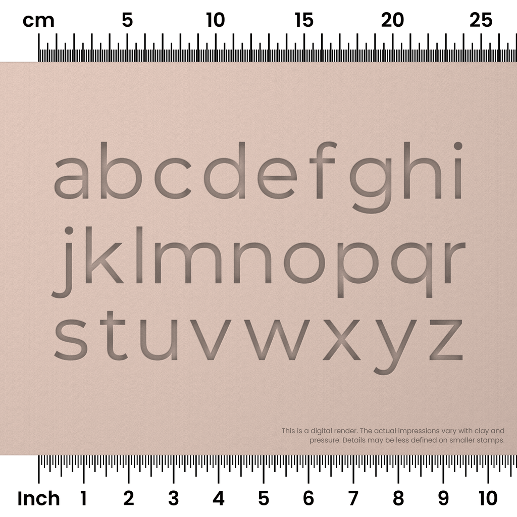 Montserrat | Lowercase | Alphabet Stamp Sets