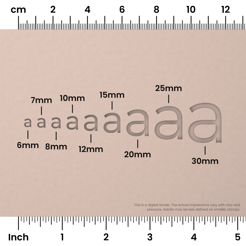 Montserrat | Lowercase | Alphabet Stamp Sets
