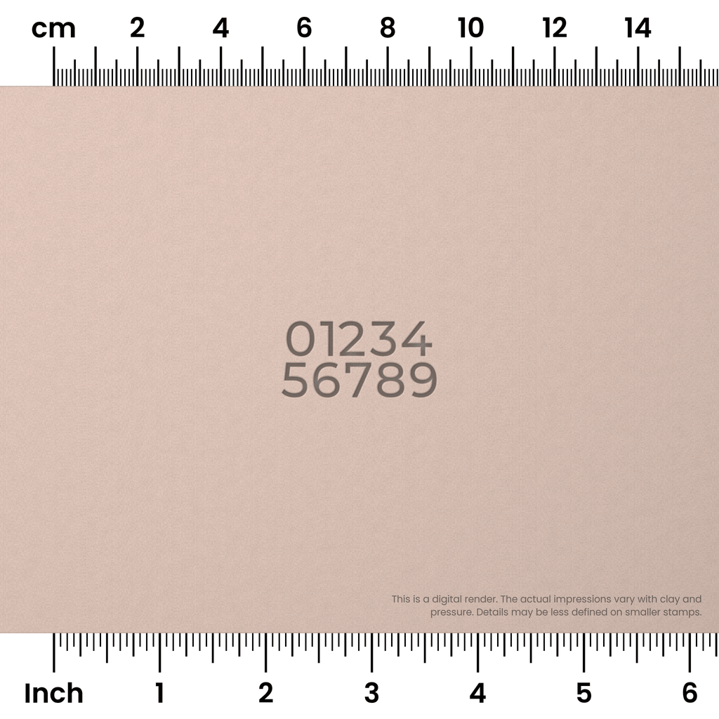 Montserrat | Number Stamp Sets