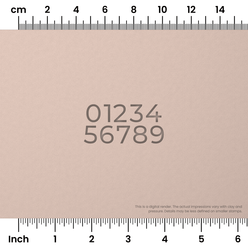 Montserrat | Number Stamp Sets