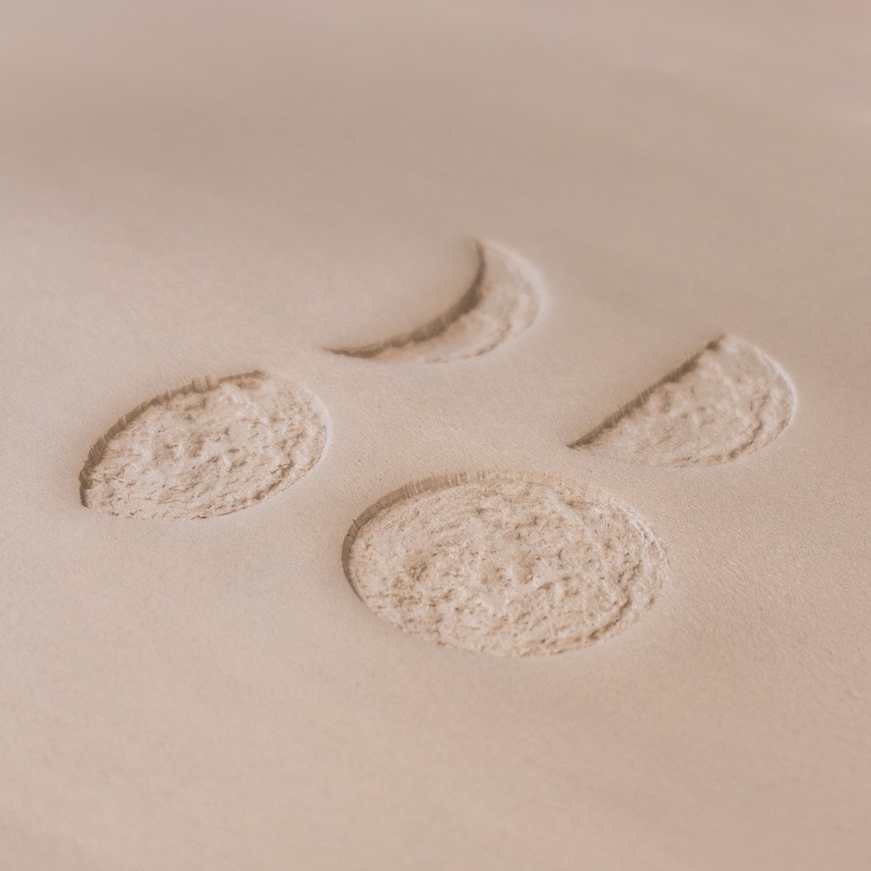 Moon Phases Set of Four Stamps